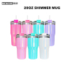 Wealthysub China warehouse sublimation 20oz shimmer mug